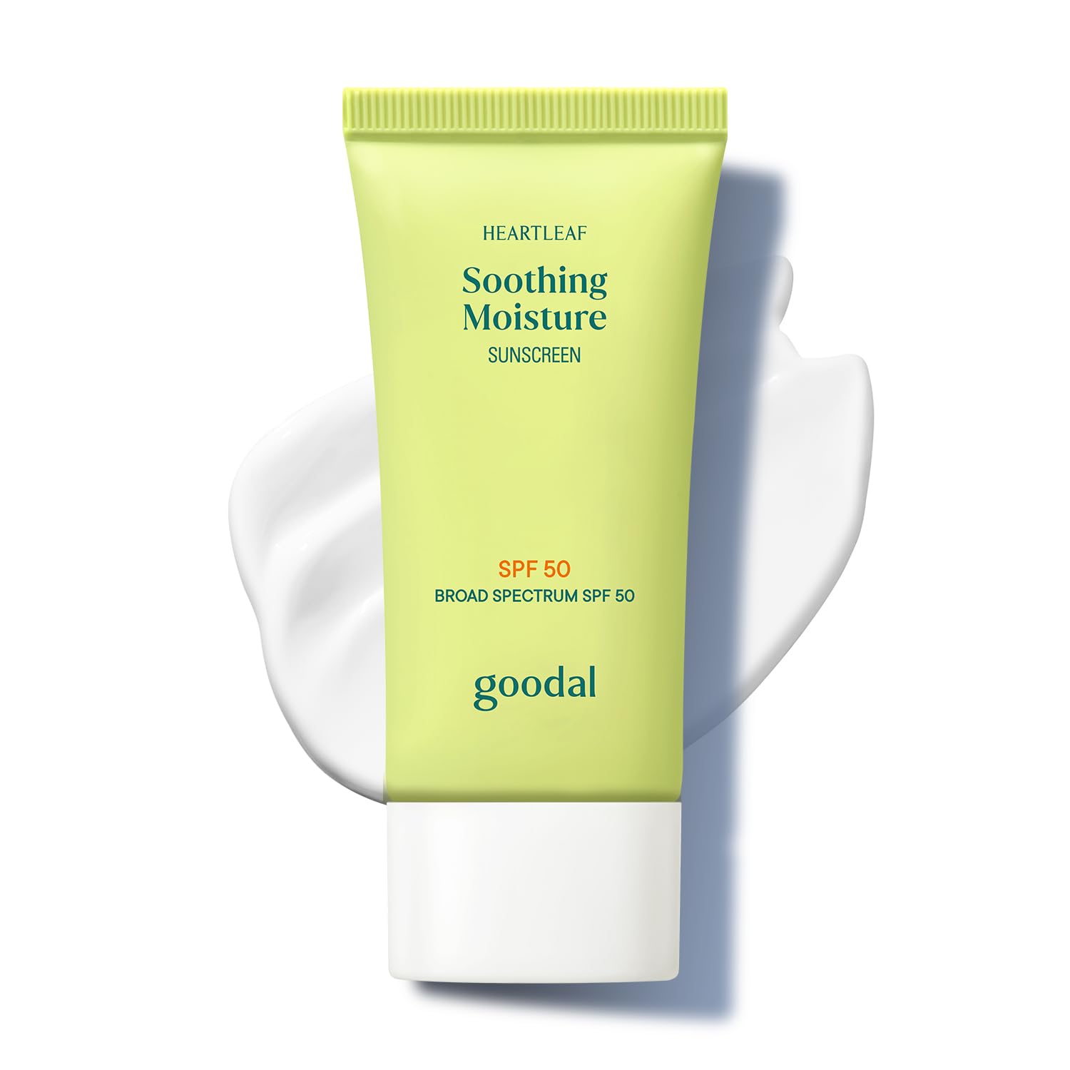 goodal Heartleaf Soothing Moisture Sunscreen SPF50 broad spectrum tube
