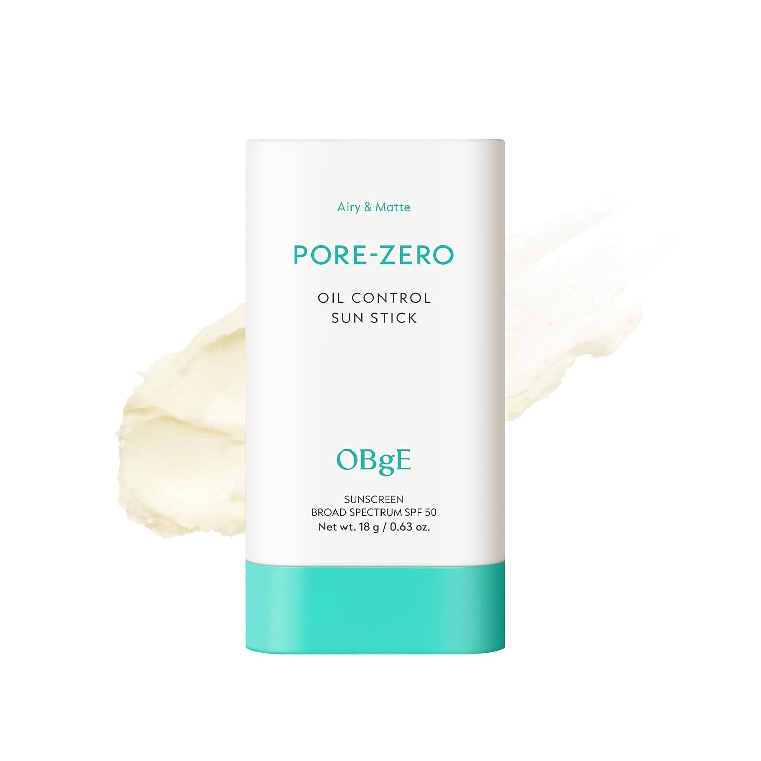 OBgE Pore-Zero Oil Control Sun Stick SPF50 broad spectrum