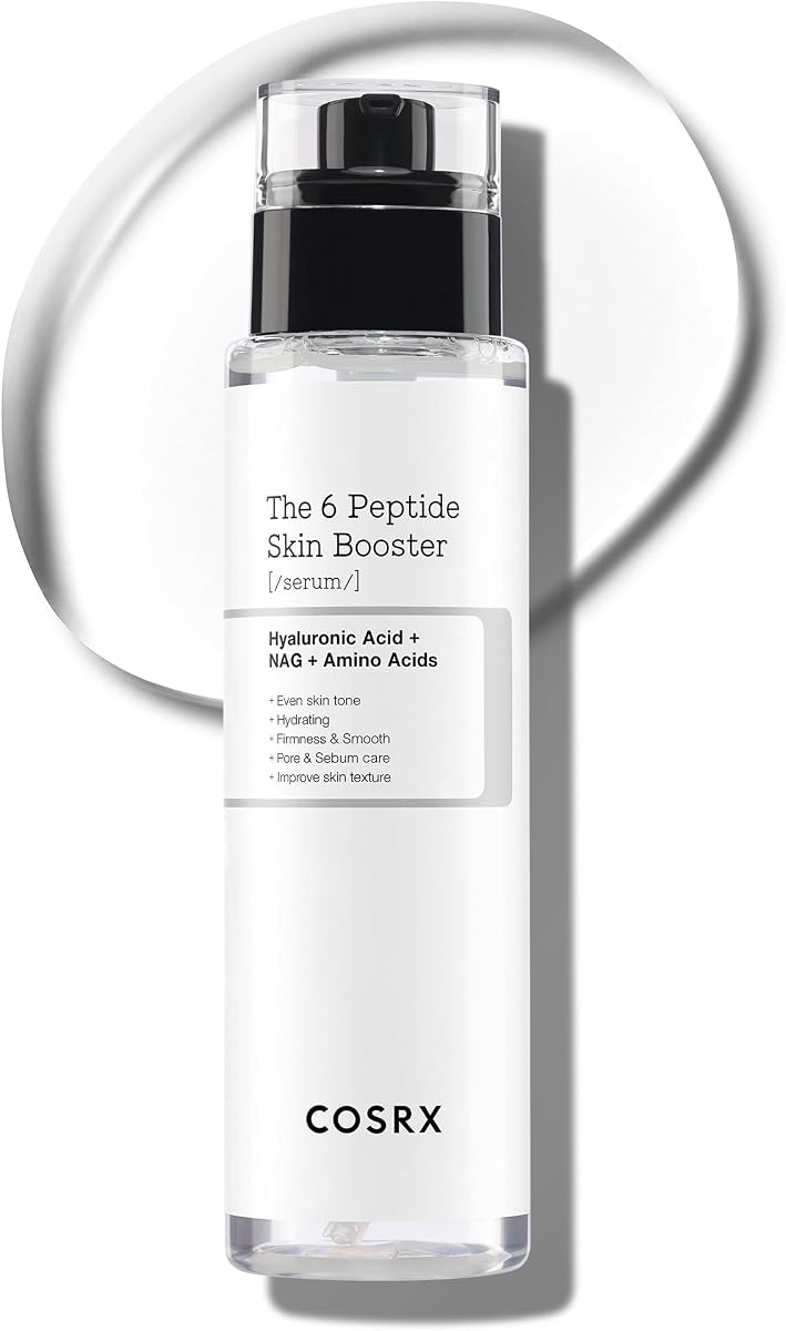 6X Peptide Collagen Skin Booster Toner Serum for Dull Skin, 5.07 oz | Preps Skin with Copper Peptides, GHK-Cu for Uneven