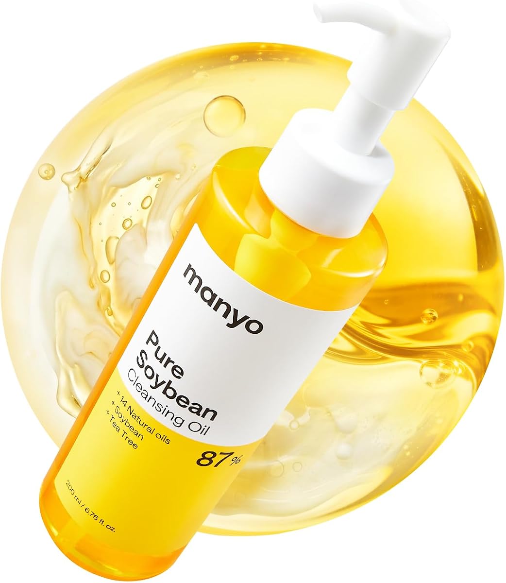 MANYO Pure Cleansing Oil, Makeup Remover, Blackhead & Pore Care, 6.76 fl oz | Natural oil cleanser that melts makeup and